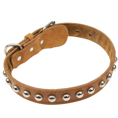 New Style Durable Synthetic Leather Dog Collar Pets Neck Strap (Size: 66 x 3.0cm)