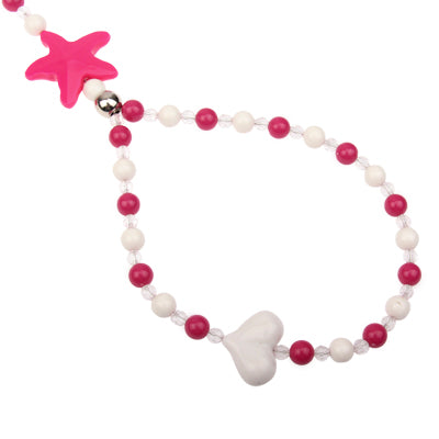 Pet Dog Leashes Puppy Beaded Pearl Lead Leash Traction Pulling Rope