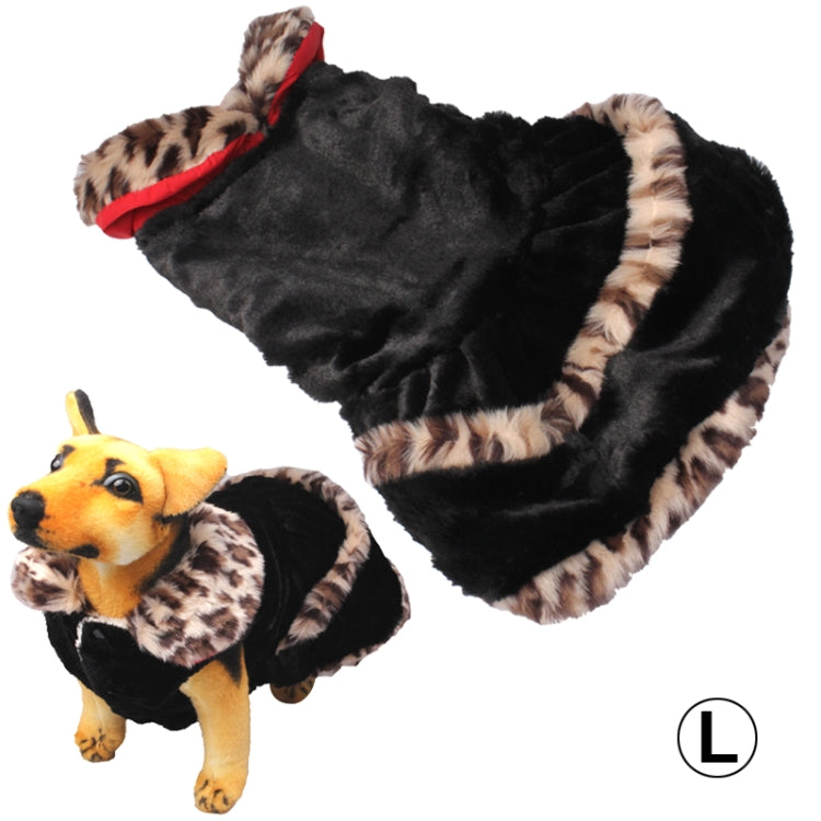Stylish Plush Dog Coat Autumn / Winter Clothes