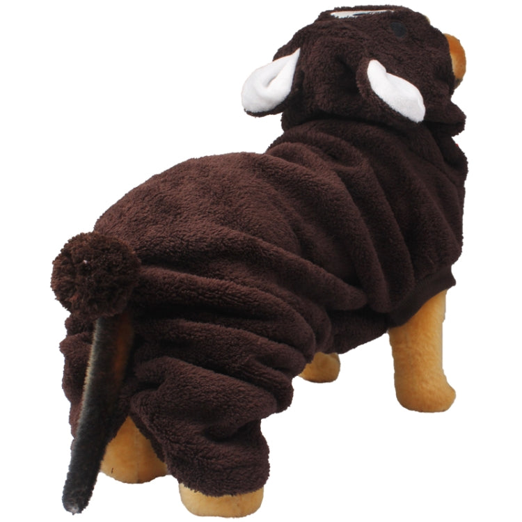 Lovely Bear Style Plush Dog Coat Autumn / Winter Clothes