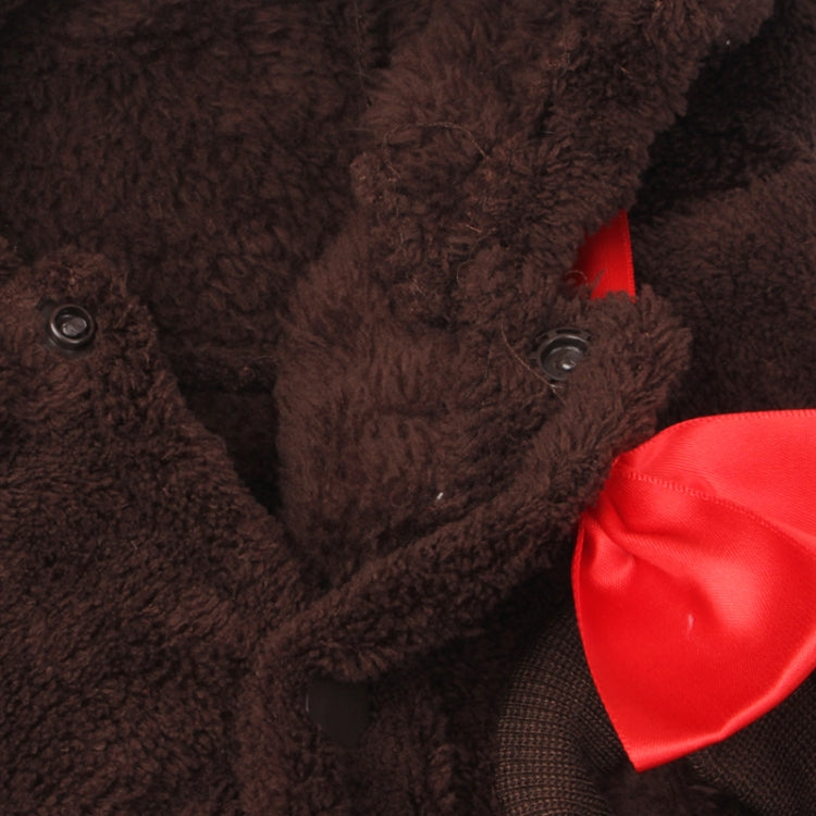 Lovely Bear Style Plush Dog Coat Autumn / Winter Clothes
