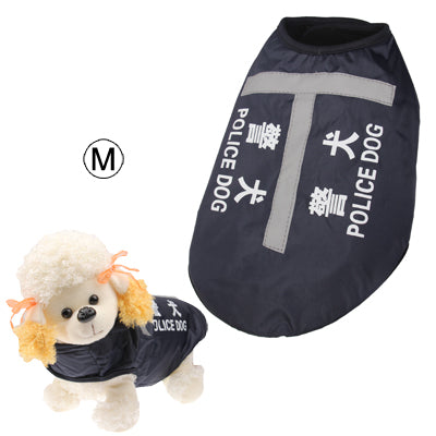 Police Dog Vest Pet Clothes Apparel Coat ( Size: M )