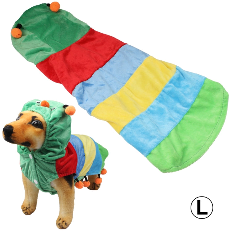 Dog Clothes Velvet Caterpillar Design Pet Clothing