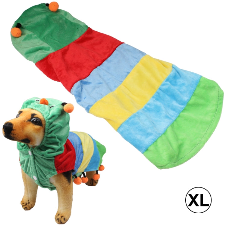 Dog Clothes Velvet Caterpillar Design Pet Clothing