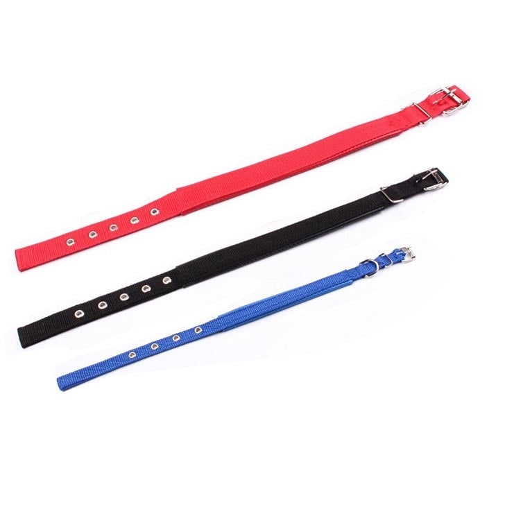 Foam Cotton Polyester Pet Collars Pet Neck Strap Dog Neckband Cats Dogs Collars, 1.5cm x 39cm