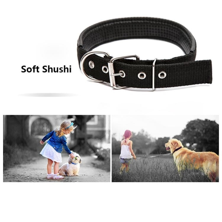 Foam Cotton Polyester Pet Collars Pet Neck Strap Dog Neckband Cats Dogs Collars, 1.5cm x 39cm