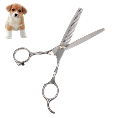 Stainless Steel Pet Dog Cat Hair Grooming Scissors Clipper Kit(Silver)