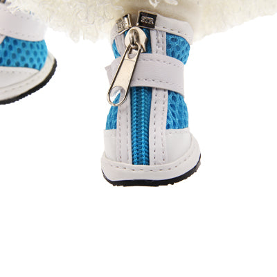 New Fashion Anti-Skidding Dog Shoes / Pet Shoes, Breathable Pet Footwear (4pcs in one pakege and the Price for 4pcs),