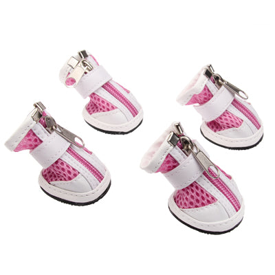 New Fashion Anti-Skidding Dog Shoes / Pet Shoes, Breathable Pet Footwear (4pcs in one pakege and the Price for 4pcs),