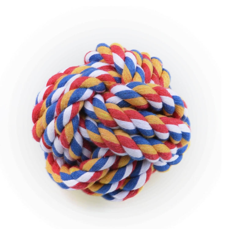 Cotton Rope Ball for Pets / Dog Cat Toy, Diameter 6.5cm, Random Color Delivery