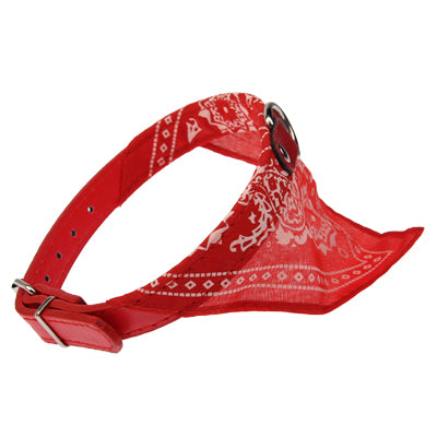 Dog Pet Triangular Bandage / Pet Triangle Towels /Saliva Towel (Red)