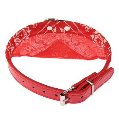 Dog Pet Triangular Bandage / Pet Triangle Towels /Saliva Towel (Red)