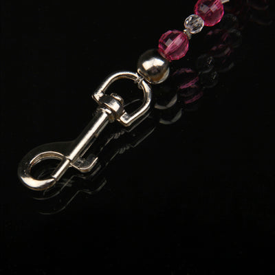 Pet Dog Leashes Puppy Beaded Pearl Lead Leash Traction Pulling Rope, Leash Length: 1m