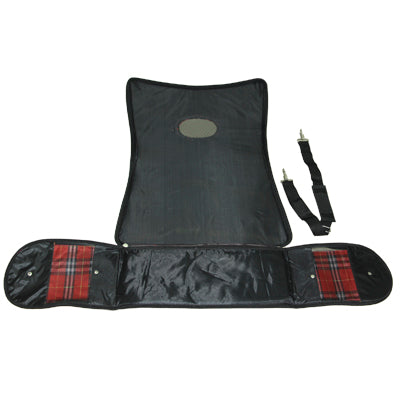 Grid Pattern Travel Totes Dog Carrier Bags, Size: 48 x 22 x 29cm(Red)