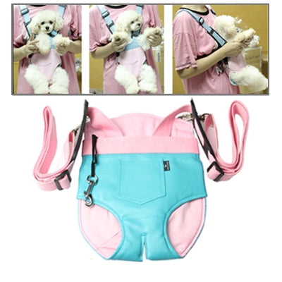 Small Size Soft Double Shoulders Pet Bag Dog Puppy Pack Dog Chest Bag Backpack