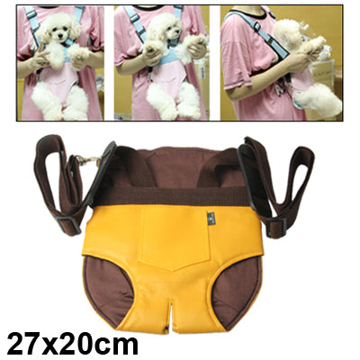 Small Size Soft Double Shoulders Pet Bag Dog Puppy Pack Dog Chest Bag Backpack
