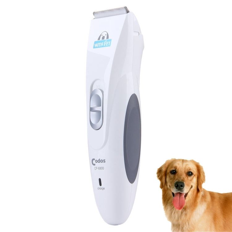 CP-6800 Pet Rechargeable Professional Hair Trimmer Clipper(Silver)
