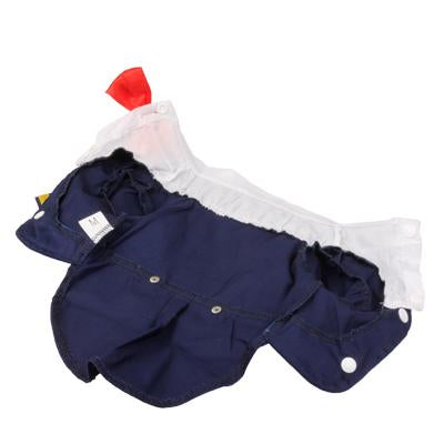 Navy Suit style Clothes for Dog Pet (Size: L)