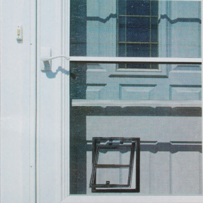 8 x 10 inch (20 x 25cm) Plastic Easy Screen Moustiquaire Pets Door(Black)