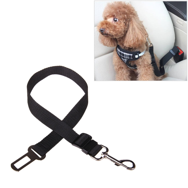 Adjustable Pet Cat Dog Car Safety Seat Belt Harness (Random Color Delivery)