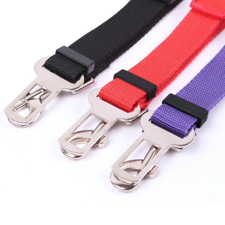 Adjustable Pet Cat Dog Car Safety Seat Belt Harness (Random Color Delivery)
