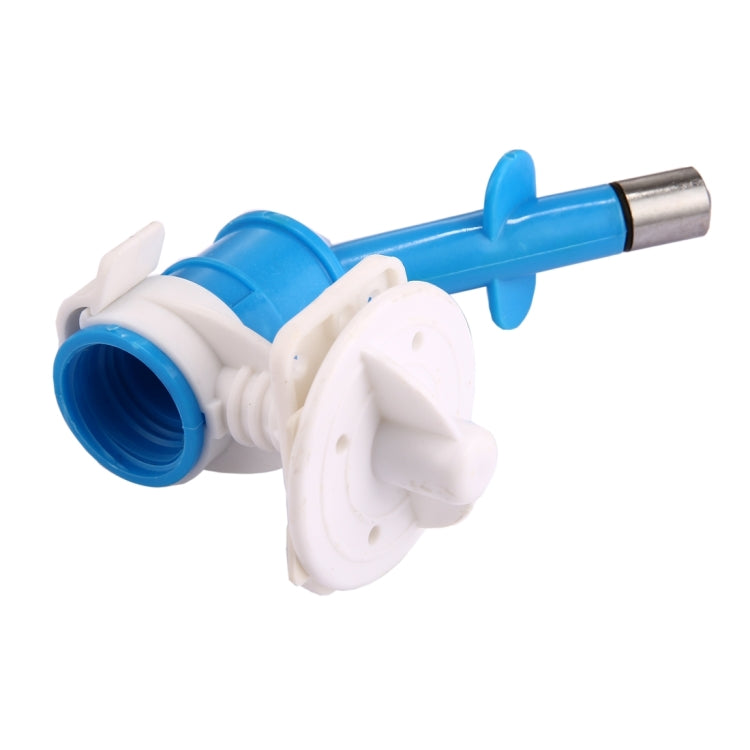 Pet Water Bottle Head ABS No Drip Stainless Nozzle Dispenser Drinker(Blue)