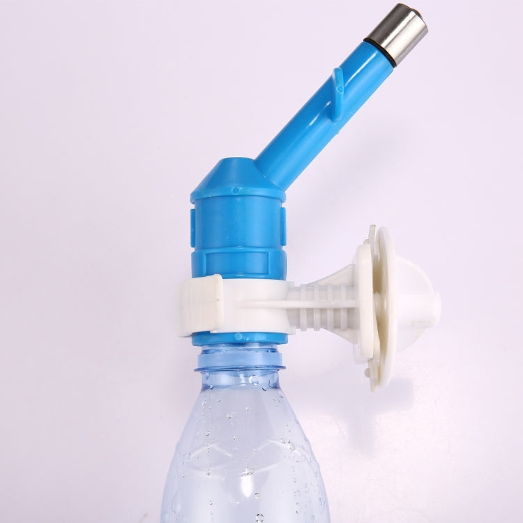 Pet Water Bottle Head ABS No Drip Stainless Nozzle Dispenser Drinker(Blue)