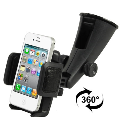 Car Universal Holder for iPhone 4 & 4S/ 3GS/ 3G/ Mobile Phone/ GPS/ PDA/ MP4, Width: 40-92mm(Black)