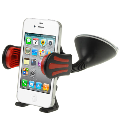 Car Universal Holder for iPhone 4 & 4S / 3GS / 3G / Mobile Phone/ GPS / PDA / MP4, Support 360 Degree Rotation, Width: 38-85mm(Black)