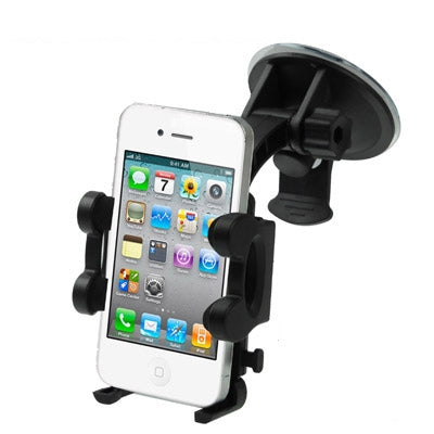 Car Universal Holder for iPhone 4 & 4S / 3GS / 3G / Mobile Phone/ GPS / PDA / MP4, Support 360 Degree Rotating , Width: 4-10.5cm