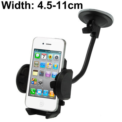 Car Universal Holder, Support 360 Degree Rotation, Width: 4.5-11cm, For iPhone, Galaxy, Sony, Lenovo, HTC, Huawei, and other Smartphones