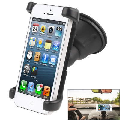 Universal Stretch Car Holder, For iPhone, Galaxy, Sony, Lenovo, HTC, Huawei, and other Smartphones(Black)