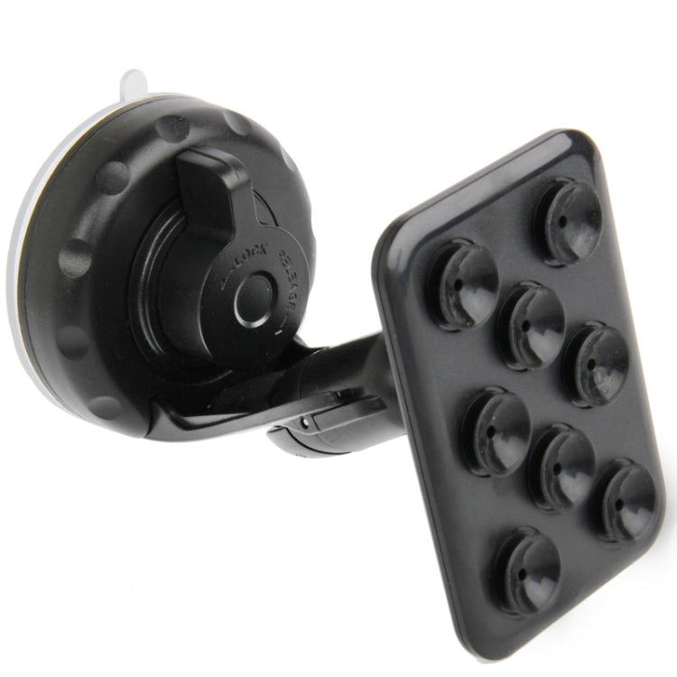 Shock-proof / 360 Rotating Angle Universal Car Windshield Mount Suck Holder, For iPhone, Galaxy, Sony, Lenovo, HTC, Huawei, and other Smartphones(Black)