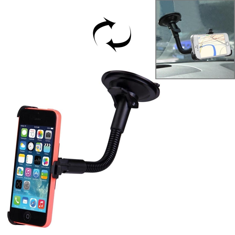Young Player Universal Car Holder for iPhone 5 & 5C & 5S, Support 360 Degree Rotation(Black)