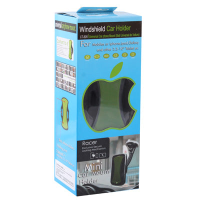 CT-805 Mini Universal Stick Windshield Car Mount Holder for iPhone 5 / iPhone 4 & 4S / iPad mini 1 / 2 / 3 / New iPad / Samsung / HTC / Nokia / Other 2.5-10 inch Tablet PC, Support 360 Degree Rotation