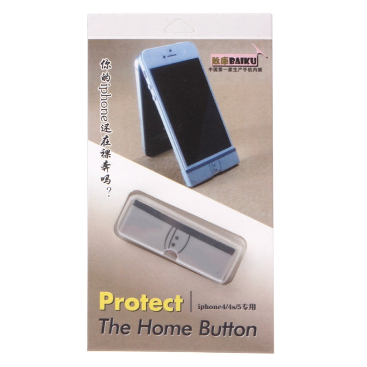 Silicone Material Briefs Protection Case / Home Button Sticker for iPhone 6 & 5 & 5S / 5C / 4 & 4S