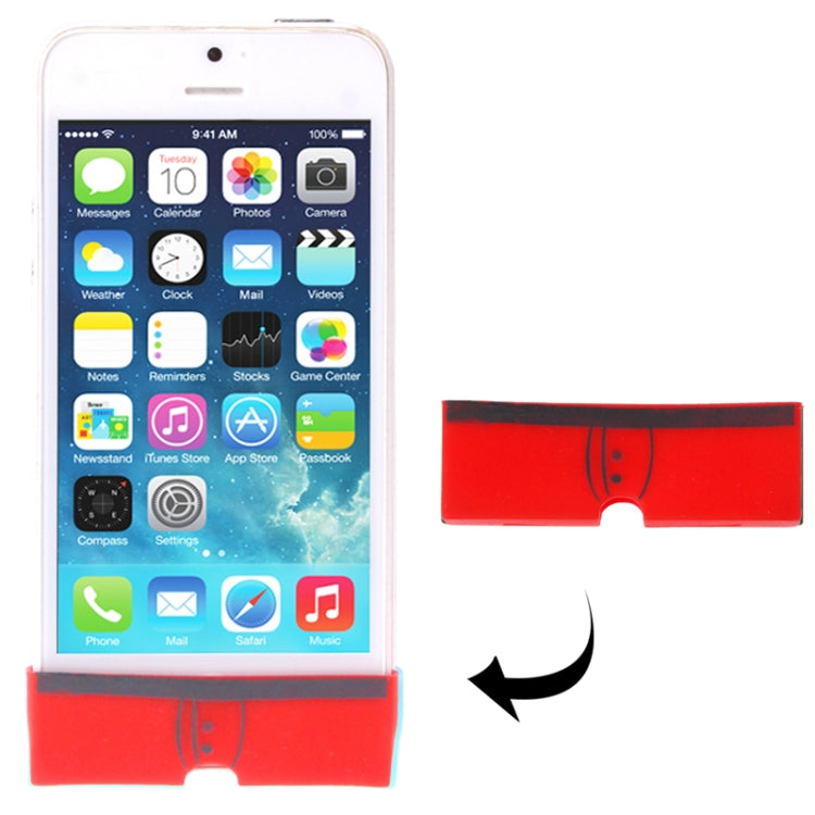 Silicone Material Briefs Protection Case / Home Button Sticker for iPhone 6 & 5 & 5S / 5C / 4 & 4S