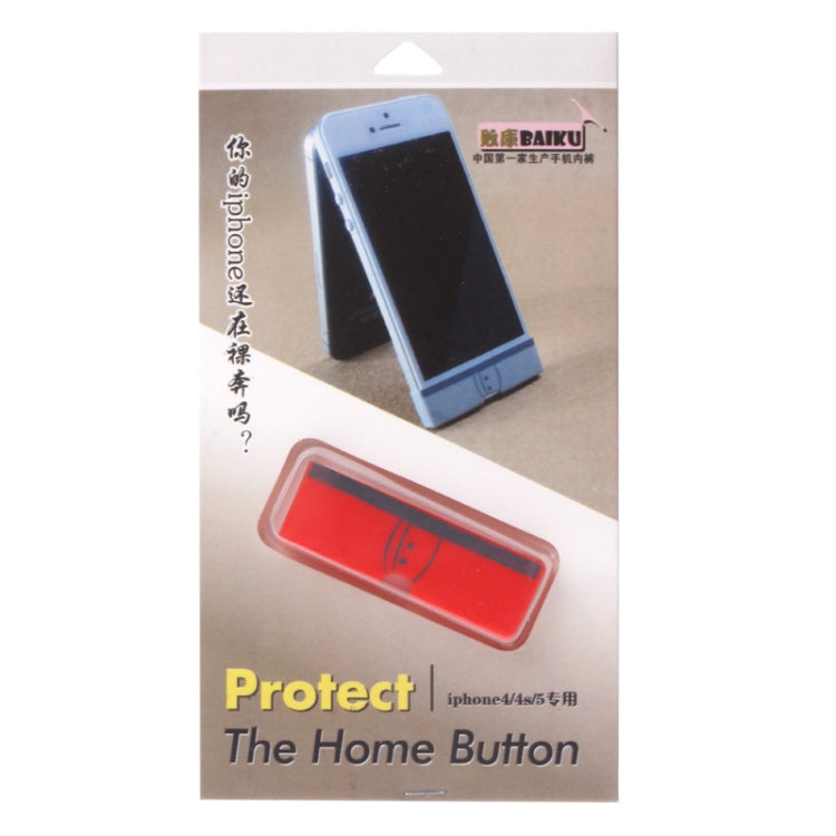 Silicone Material Briefs Protection Case / Home Button Sticker for iPhone 6 & 5 & 5S / 5C / 4 & 4S