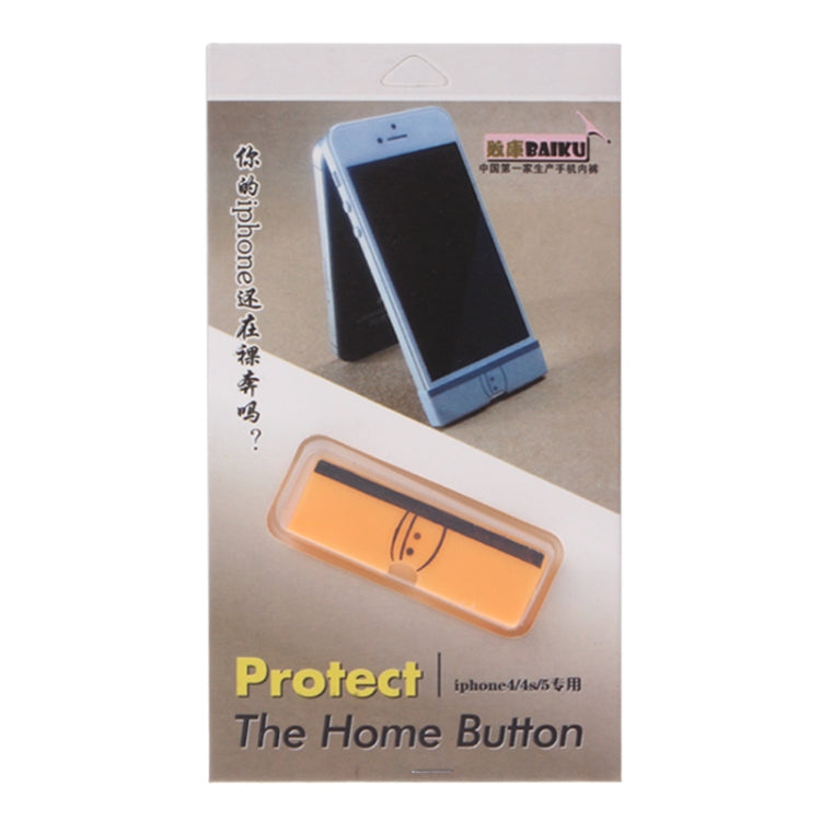 Silicone Material Briefs Protection Case / Home Button Sticker for iPhone 6 & 5 & 5S / 5C / 4 & 4S