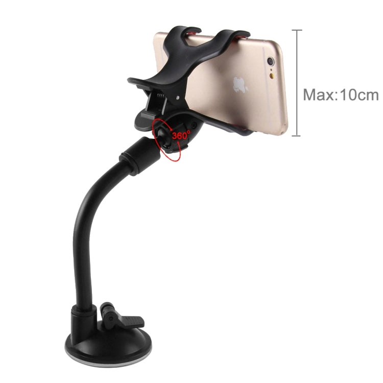 Universal 360 Degree Rotation Suction Cup Car Holder / Desktop Stand, Size Range: 3.5-8.3cm, For iPhone, Galaxy, Huawei, Xiaomi, Lenovo, Sony, LG, HTC and Other Smartphones, MP4, PDA, PSP, GPS(Black)