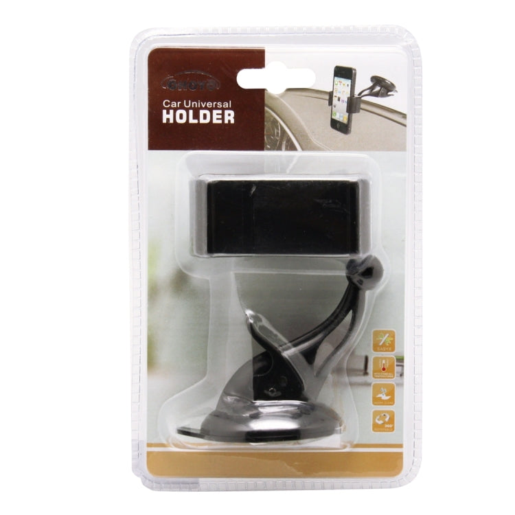 Universal 360 Degree Rotation Suction Cup Car Holder / Desktop Stand, Size Range: 5.5 - 7cm, For iPhone, Galaxy, Huawei, Xiaomi, Lenovo, Sony, LG, HTC and Other Smartphones(Black)