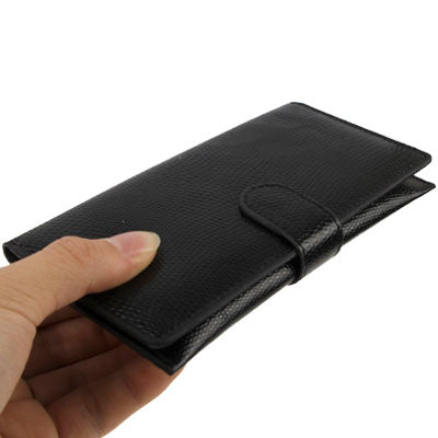 Snakeskin Texture Leather Case / Carry Bag with Credit Card Slots & Neck Strap for iPhone 5 & 5S & SE