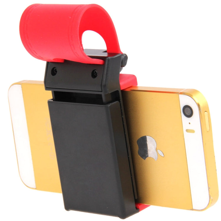 Car Steering Wheel Phone Socket Holder for iPhone 5 & 5C & 5S / iPhone 4 & 4S /Galaxy S IV / Galaxy SIII / Perfect Fits for 4.8 inches Mobile Phones