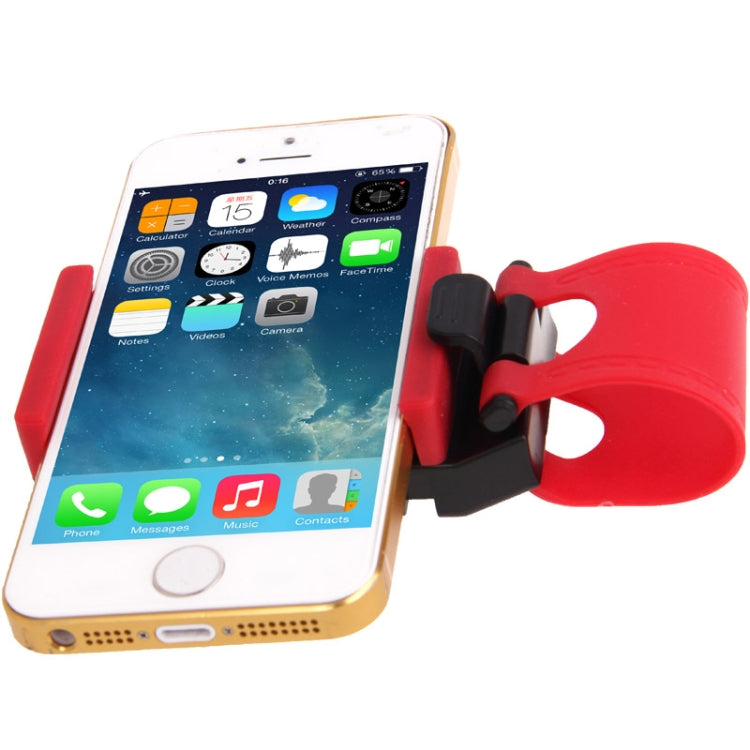 Car Steering Wheel Phone Socket Holder for iPhone 5 & 5C & 5S / iPhone 4 & 4S /Galaxy S IV / Galaxy SIII / Perfect Fits for 4.8 inches Mobile Phones