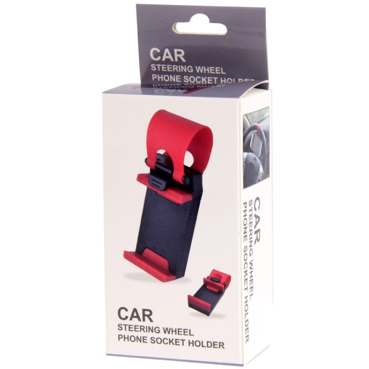 Car Steering Wheel Phone Socket Holder for iPhone 5 & 5C & 5S / iPhone 4 & 4S /Galaxy S IV / Galaxy SIII / Perfect Fits for 4.8 inches Mobile Phones