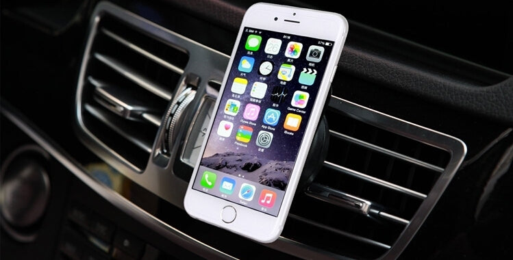 360 Degrees Rotating Strong-Magnetic Suction Cup Car Mount Holder, For iPhone 6 & 6 Plus iPhone 5 & 5C & 5S, Galaxy S6 / S5 / S IV, Sony, Nokia, Huawei, Lenovo(Black)