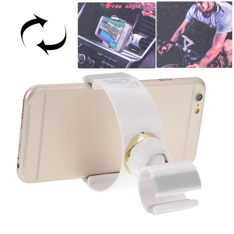 360 Degrees Rotating C-shaped Car Air Vent Phone Mount Holder & Bicycle Phone Mount / Bike Holder & Monopod Holder