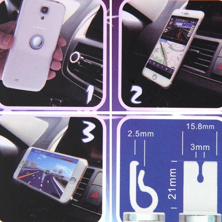 360 Degrees Rotating Strong-Magnetic Suction Cup Car Mount Holder