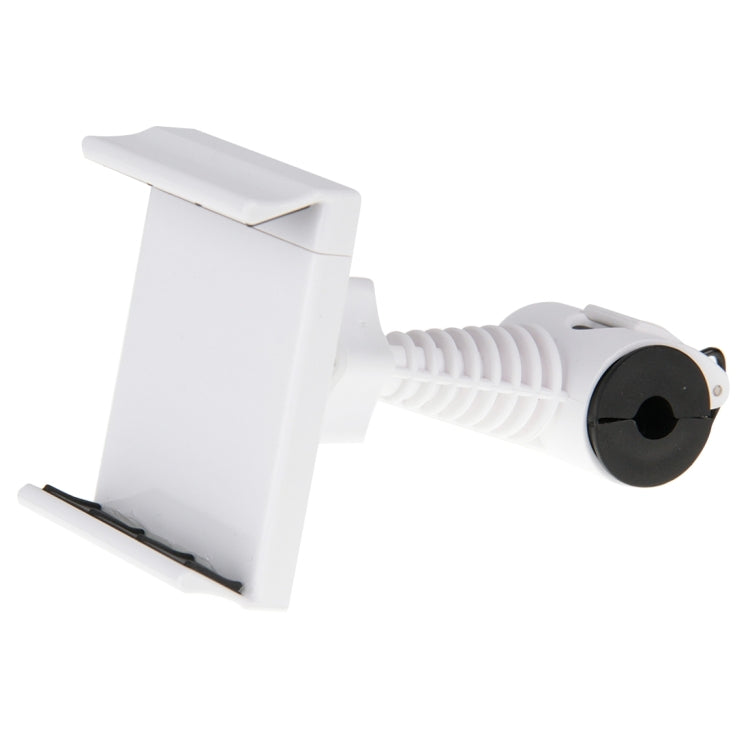 360 Degrees Rotating Joint Innovative Smartphone Car Headrest & Bicycle Mount Holder for iPhone 6s & 6s Plus, iPhone 6 & 6 Plus, Galaxy S6 edge+ / S6, HTC, Sony, Suitable for Width as 6cm-10cm Mobile Phone (White)
