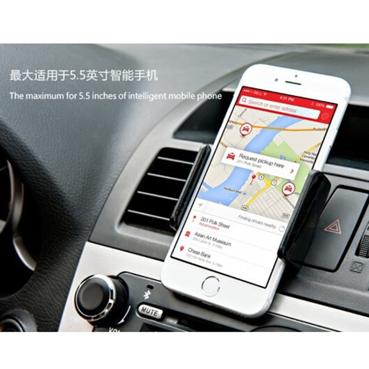 360 Degrees Rotating Air Vent Car Mount Holder, For iPhone, Galaxy, Sony, Lenovo, HTC, Huawei, and other Smartphones(Black)